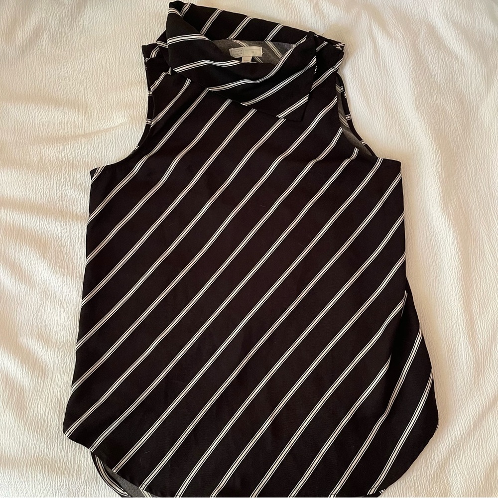 High Neck Sleeveless Top